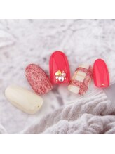 ラ カゼッタ(La casetta)/ベルベットチェックネイル