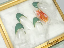 (610)塗りかけシェルフレンチ