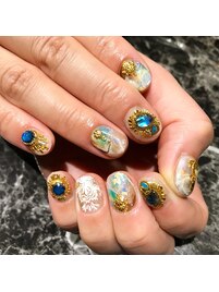 【ジェルネイル】ショートネイル