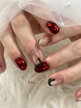 ミア(Mia)/バレンタインネイル