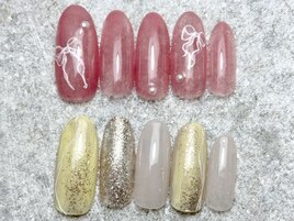 定額トレンドニュアンスネイル