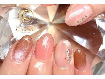 クラーヴォ 本店(Cravo)/ピンク×ブラウンできれいめに
