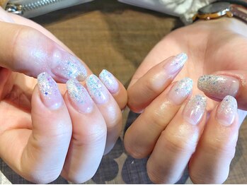 リーネイル 天神(Re.nail)/ラメグラデーション♪