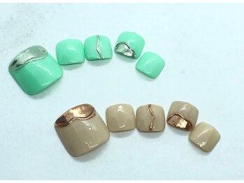 ブリオン 六本松店(Bullion)/ミラーネイル