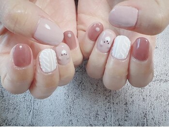 ネイルミント(NAIL MINT)/くまちゃんニットネイル