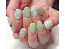 リエル(Riel)/ほんわりタイダイネイル☆新規69