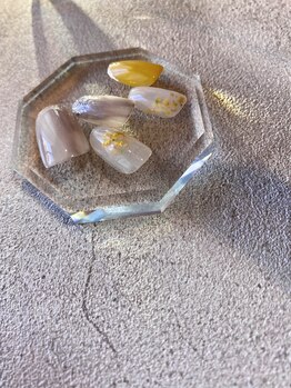 春先取り♪♪押し花nail