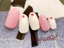 ネイルサロン マジックガール(Nail Salon MagiqueGirl)/【ハートネイル】