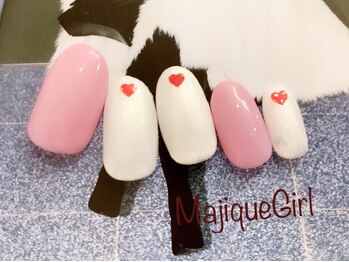 ネイルサロン マジックガール(Nail Salon MagiqueGirl)/【ハートネイル】