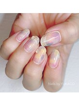 リグネイルスタジオ(Lig nail studio)/パステルマーブルネイル