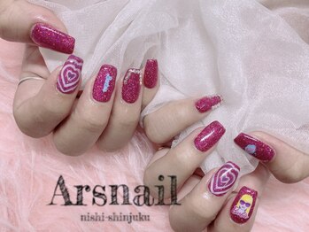 アルスネイル(Ars nail)/バービーピンクネイル
