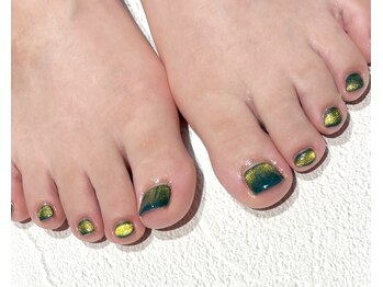 ルヒアネイル イオン戸畑ショッピングセンター店(Ruhia Nail)/フットマグネットネイル