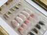 ご新規限定★60分アート 塗りかけニュアンス/ホイルアート7590円