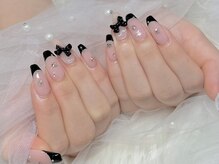 バベル 北堀江店(Babel)/ブラックネイル ¥8000+追加