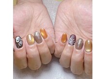 リ ビューティフル(Re Beautiful)の雰囲気（シンプル/オフィス/大人上品ネイル/秋冬/マグネット/ハロウィン）
