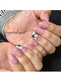 フラワーアートネイル