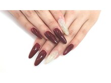 ネイルサロンアンドネイルスクールアートローズ 町田店(Art Rose)/バイカラーネイル