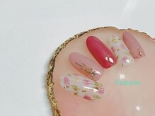 フランセス(Frances)/新作　チューリップ柄ネイル