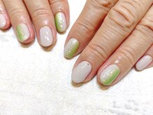 レアレアネイル(Lealeanail)/【パラジェル】縦グラデネイル