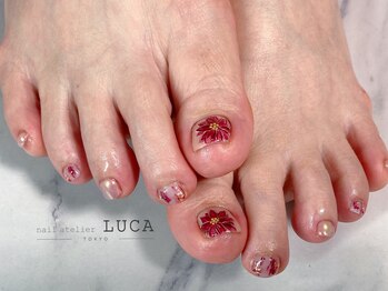 ネイルアトリエルカ(nail atelier LUCA)/M-786 大人可愛いフラワーネイル