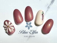 ブルーエルフィン(Blue Elfin)/ぷっくりフラワーネイル