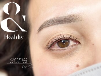 ソナ バイ イト(sona by itO.)/眉Wax+&Healthyブラウンエクステ