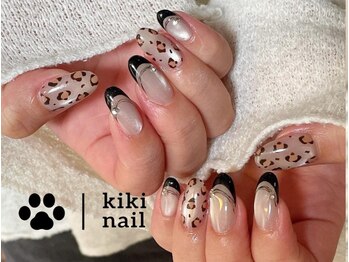 キキネイル 溝の口(kikinail)/レオパードネイル/秋ネイル