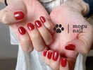 赤ネイル/ワンカラー
