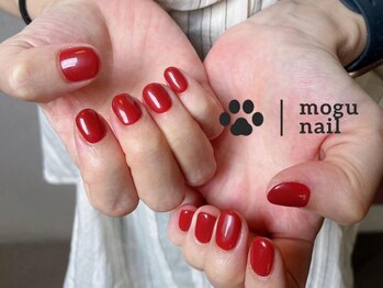 モグネイル(Mogunail)/赤ネイル/ワンカラー