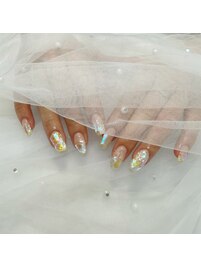 うるうる氷ネイル