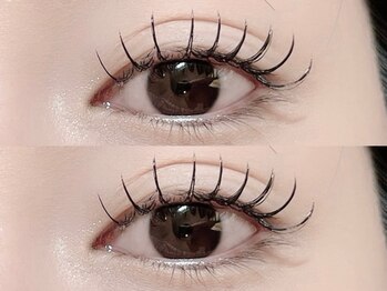 Makea福岡天神店【上下まつげパーマ/LEDマツエク/眉毛サロン】【2/28NEW OPEN(予定)】/束感マツエク*フラットラッシュ