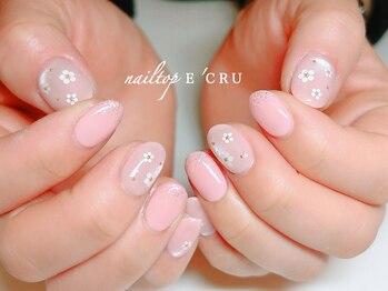 ネイルトップエクル(nail top E CRU)/お花