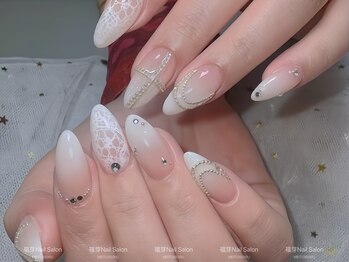 福芽の写真/トレンドの韓国・ワンホンも叶う☆豊富なカラーと多彩なパーツで理想の指先をデザイン♪