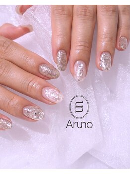 アルノ(Aruno)の写真/【金沢・無量寺】美フォルム定額ネイル!人気のマグネットやニュアンス・ワンカラーで上品美爪♪