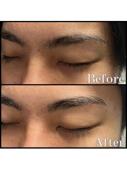 眉毛男子 新宿店/眉毛【 before / after 】