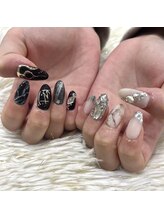 レディスペネイル ノウラ 名駅店(Redispe nail NouRa)/大理石ネイル