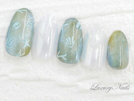 summer＊手書きNail