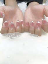 ステラ(stella)/チークネイル×マグネットネイル