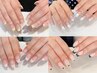 【パラジェル使用】フレンチネイル¥7700