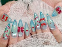 ネイルマフィア 新宿(NAIL MAFIA)/マグネット/さくらんぼネイル
