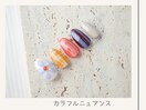 カラフルニュアンスネイル
