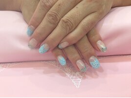 夏　水面　　リゾートネイル