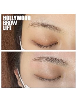 ネイルアンドアイラッシュ シャトン(Chaton)/ハリウッドブロウリフト◆￥7000