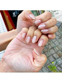 ガーデン ヘア&エステ&ネイル Garden/囲みミラーネイル