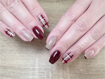 エルシ(ELSH)/クリスマスネイル