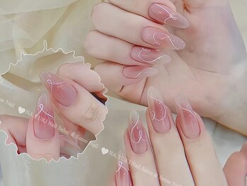 サロン ド ミニュイ(Salon de Minuit)/ブライダルにも憧れ水引ネイル