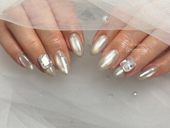 シマー(Shimmer)/ビジューネイル