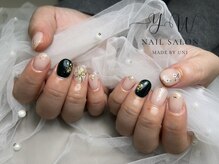 ユーネイル(YW nail)/フルアート＋パーツ