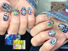 ヌル ネイル 堀江(NURU NAIL HORIE)/ゾンビうさぎ！個性派海外ネイル