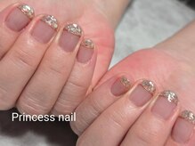 プリンセスネイル(Princess nail)/ショートホロフレンチ10,800